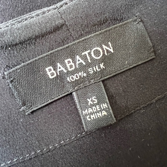 Aritzia Babaton Black Silk Jumpsuit Size XS - Picture 2 of 8